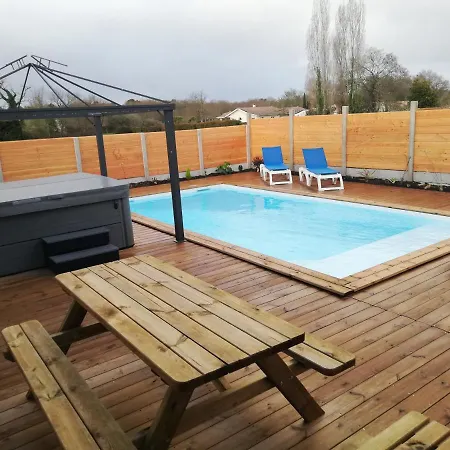 Magnifique Villa Sur Le Bassin D'Arcachon - Jacuzzi+Piscine - 8A10Pers Biganos Buitenkant foto