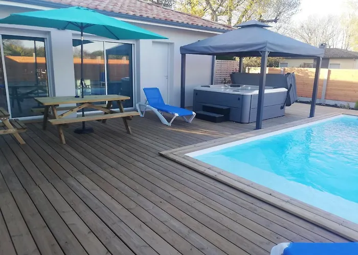 Magnifique Villa Sur Le Bassin D\'Arcachon - Jacuzzi+Piscine - 8A10Pers